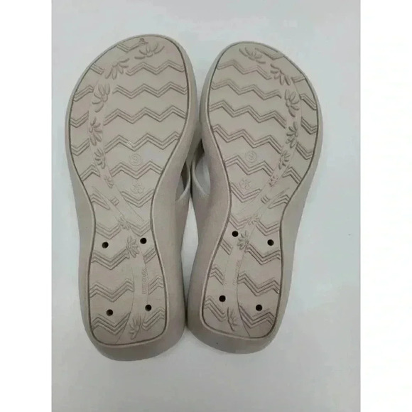 Okabashi Thong Wedge Sandals Women's Size Small Made in USA - Picture 7 of 9